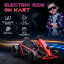 Red Electric Drift Go Kart for Kids, 2 Speeds, Ages 8-12