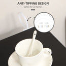 Modern Black 4-Drawer Storage Chest for Bedroom