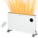 2000W White Electric Convector Heater - 3 Heat Settings, Timer