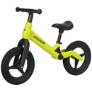 Green Kids Balance Bike - Adjustable Seat & Handlebar, No Pedal, Ages 30-60 Months