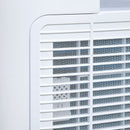 Compact Electric Dehumidifier with LED Screen - White