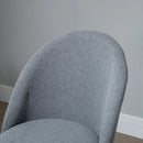 Grey Ergonomic Drafting Chair with Adjustable Height and Footrest