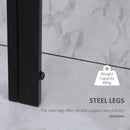 Black Glass Dining Table for 4 - Modern Rectangular Design