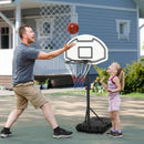 Adjustable Basketball Hoop for Pool Side - Blue
