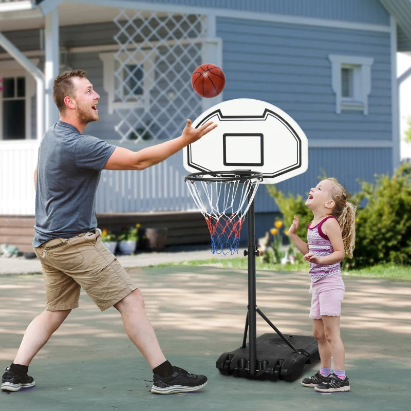 Adjustable Basketball Hoop for Pool Side - Blue