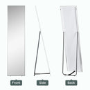 Black Frame Full Length Wall Mirror, 160 x 40 cm - Bedroom & Living Room