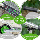 Blue Kids Height Adjustable Foldable Kick Scooter with Brake