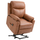 Brown Electric Power Lift Recliner Chair for Elderly with Remote Control