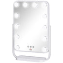 White LED Hollywood Makeup Mirror with Dimmable Lights
