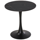 Black Round Metal Dining Table