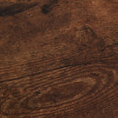 Brown 3-Tier Metal Frame Shelf with Adjustable Feet - 76x120cm