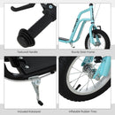 Blue Kids Stunt Scooter with Adjustable Handlebar and 2 Brakes