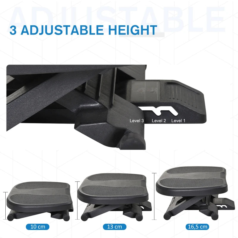 Adjustable Footrest for Improved Office Posture