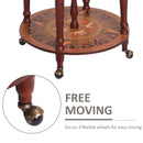 Retro Style Globe Shaped Mini Bar Drink Cabinet - Black