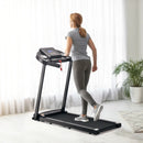 Black Electric Treadmill with LED Display