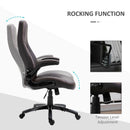 Brown Gaming Office Chair with Adjustable Arms and Height