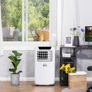 Portable 10000 BTU Air Conditioner - White, 3-in-1 Unit with Remote Control