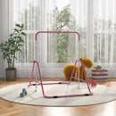Adjustable Pink Kids Gymnastic Bar