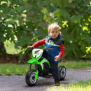 Green 3-Wheel Kids Electric Motorbike with Horn - Ages 18-36 Months