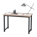 Black Metal Frame Writing Desk 120x60x76cm for Home Office