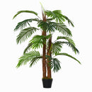 4ft Green Artificial Palm Tree Plant with 19 Leaves - Indoor/Outdoor Decor
