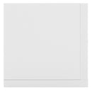 White Wall Mount Media Storage Rack with 4 Cubes