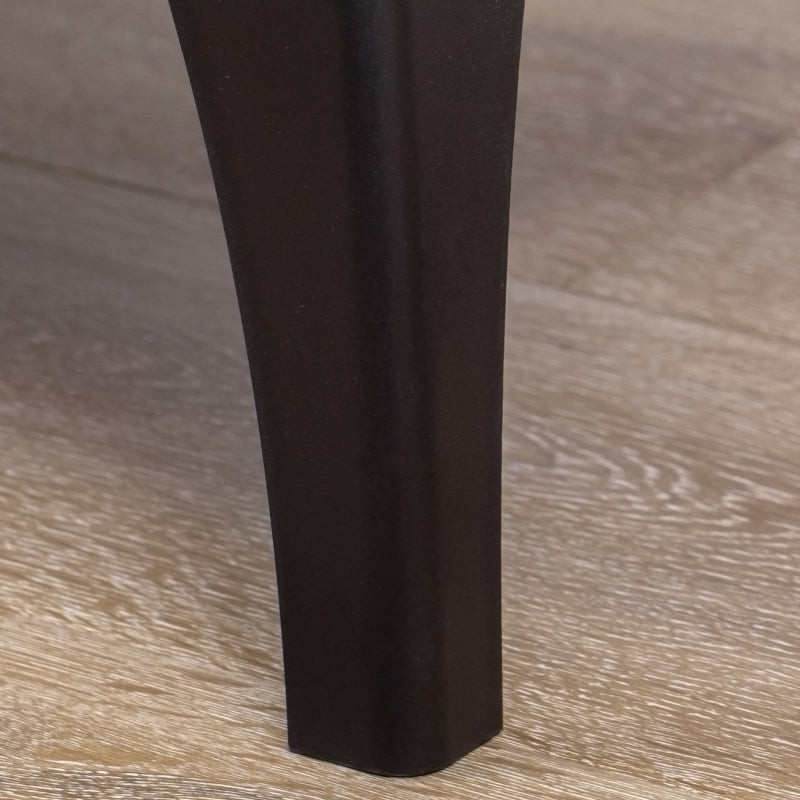 Black Electric Fireplace Heater with LED Flame Effect