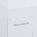 White Under Sink Bathroom Vanity with Ceramic Basin