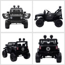 Black Off-Road Electric Ride-On Car for Kids 3-6 Years Old