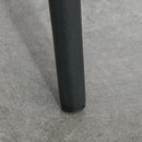 Grey Velvet Upholstered Dining Chairs Set of 2 with Metal Legs