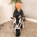 Black Electric Kids Ride-On Motorbike with Headlights and Music, 6V