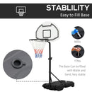 Adjustable Basketball Hoop for Pool Side - Blue