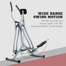 Grey Air Walker Cross Trainer with LCD for Home Gym