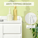 White Modern Sideboard with 2 Door Cupboards and Drawer