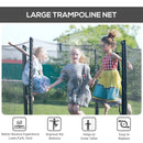 8ft Black Trampoline Safety Net