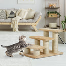 Beige 3-Tier Cat Scratch Stair Tree