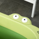 Foldable Green Baby Bathtub Set with Stool