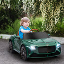 Green Licensed 12V Kids Electric Car with Remote Control and Music