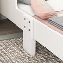 White Unicorn Toddler Bed for Kids 3-6 Years - 143 x 74 x 67cm
