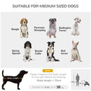 Grey Pet Stroller for Medium Pets with Safety Features