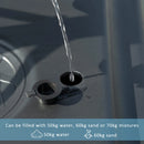 Adjustable Basketball Hoop Stand with Sturdy Backboard - Blue