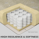 Beige Upholstered Accent Chair with High Back and Rolled Arms