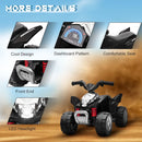 Black Honda Licensed Kids Electric Quad Bike 6V Ride-On Car ATV Toy