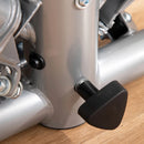 Silver and Black Adjustable Twist Stepper with LCD Screen