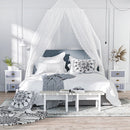 Set of 2 Purple Shabby Chic Nightstands with 3 Drawers