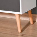 Grey Storage Cupboard with Drawer for Bedroom & Living Room