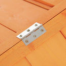 Wooden Chicken Coop with Nesting Box - Grey - 4-8 Chickens