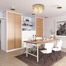 Modern 7-Light Crystal Ceiling Chandelier - Silver