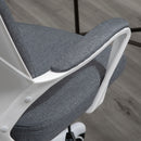 Grey Ergonomic High Back Office Chair with Headrest and Lumbar Support