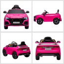 6V Pink Audi RS Q8 Kids Electric Ride-On Car with Remote Control